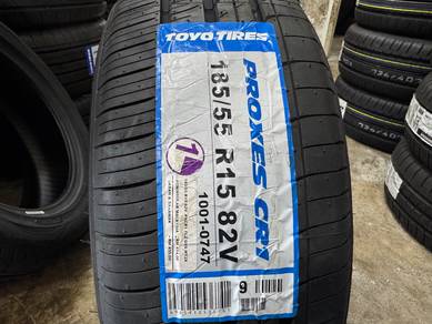 Tayar baru 185 55 15 toyo proxes cr1 2025 new myvi