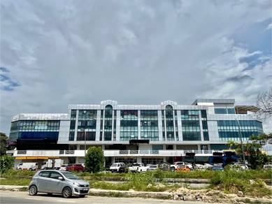Penampang Gound Floor l 2 Adjoining Shop Lot l Corner Intermediate