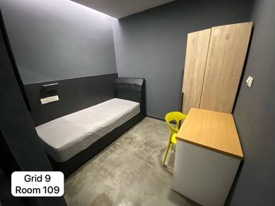 Early Bird Promo 🚂 Single Room for Rent near MRT Maharajalela, Pudu
