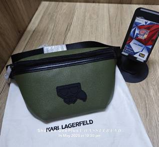 Karl Largefeld Patch Men Bum Bag