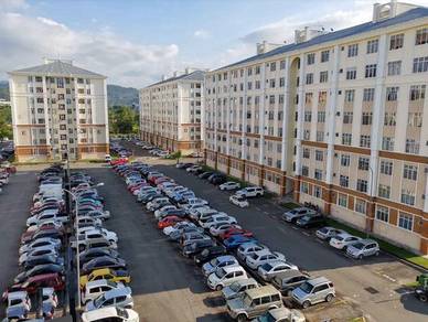 Full Loan - Angkasa Apartment Phase 1 Menggatal (3 Bilik) - Tingkat