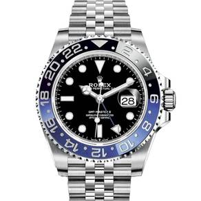 NEW Rolex GMT Master II Batgirl Jubilee 126710BLNR