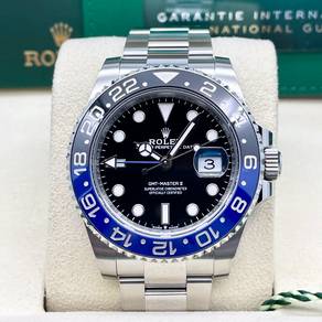 NEW Rolex GMT Master II Batman Oyster 126710BLNR