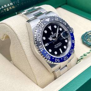 NEW Rolex GMT Master II Batman Oyster 126710BLNR