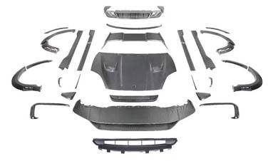 Porsche cayenne 9y0 mansory bodykit skirt lip dcf