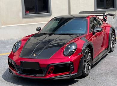 Porsche 911 carerra 992 techart bodykit lip dcf
