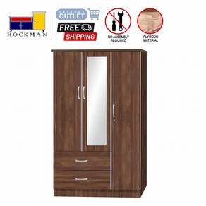 Almari Baju Bilik Wardrobe Cupboard Mirror 5737