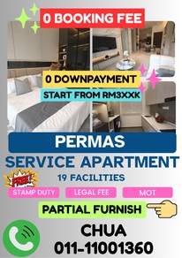 New Apartment Permas CIQ JB Town/ 0 Downpayment/ Full loan/ Freehold