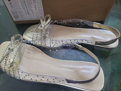 gold sandals size 42