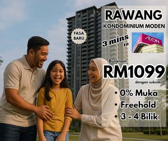 RAWANG Fasa baru freehold Kondo Mewah