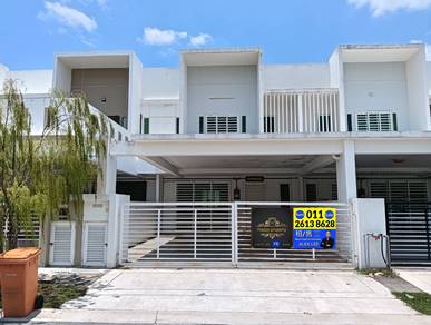 Facing Playground 2 Storey Superlink Elvina Hijayu 3B Sendayan