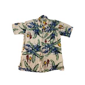Rayon Parrot Aloha Shirt