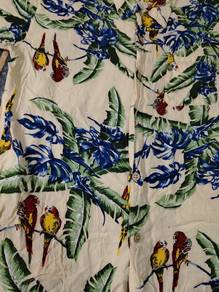 Rayon Parrot Aloha Shirt