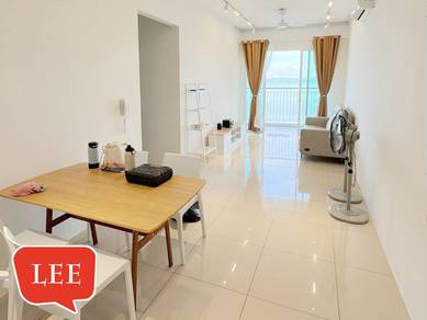 [ CORNER UNIT ] zen 6 with seaview | 3 rooms furnish | gelugor - HK