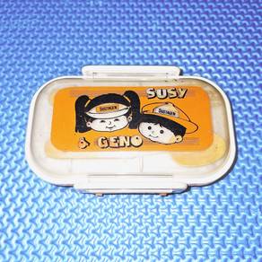 Vintage 80s Sustagen Susy & Geno Lunch Box
