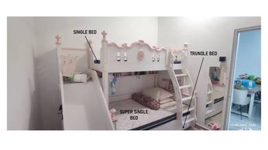 Used Bunk Bed For Sale (+ Slide)