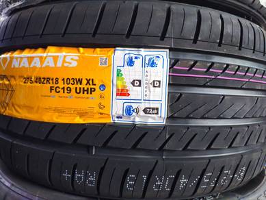 New Tyre 275 40 18 Naaats FC19 Year 2025