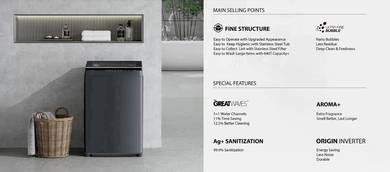 TOSHIBA AW-T08DU1800MM(MG) 17kg Washer 5M1n3