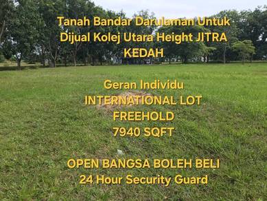 Land 7943 sqft Geran Individu INTERNATIONAL LOT KOLEJ UTARA HEIGHT