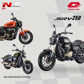 MID YEAR SALE all new QJMOTOR SRV250 cruiser