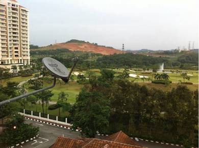 Golf Course View & Partly Furnished | Puteri Palma Condominium