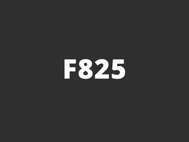 F825