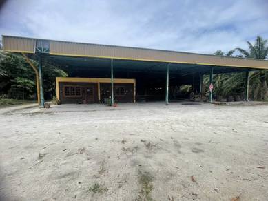 Sekinchan Malay Reserve Industrial Land with Warehouse For Sale