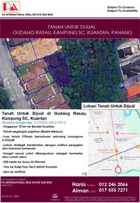 Tanah Banglo untuk dijual @ Kampung SC, Batu 3, Kuantan