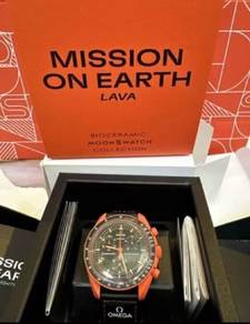 Watch - Omega x Swatch (Lava) ORIGINAL 