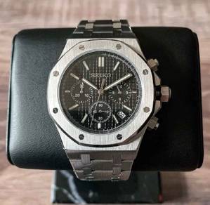 Watch - Seiko mod X Ap Royal Oak Black ORIGINAL 