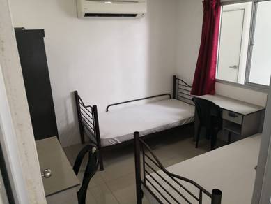 Twin Sharing Room For Rent In Arte Subang West, Shah Alam. Near Msu