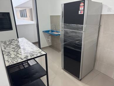D'Quince , Block A, High floor, Partial furnished