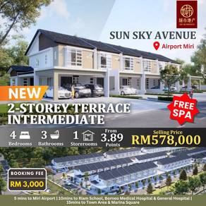 Brand New House For Sale, Sun Sky Avenue, Airport Miri