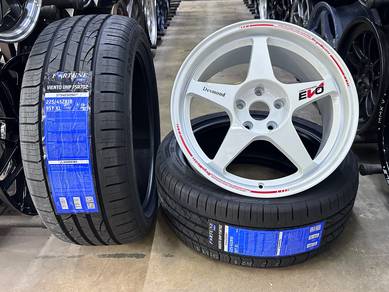 Sport Rim Evo-RegaMaster Package Combo Tyr 18x8.5j