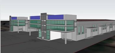 3 Storey New Detached Factory For Sale At Perai