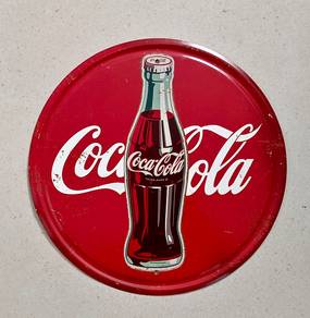 Coca-Cola Bottle Icon Metal Sign