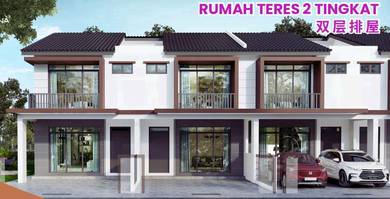 Rumah Teres Dua Tingkat di Parit Buntar