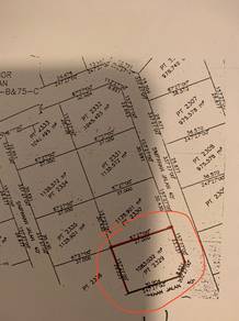 Lot bungalow fasa 1 puncak alam luas 11,142 sft tanah rata jiran ramai