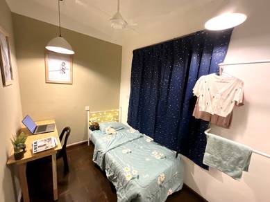 Single Room Rent Ladies Double Terrace House, Luyang, Damai, Foh Sang