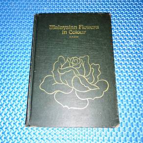Vintage 1981 Malaysian Flowers In Color by HJ Chin