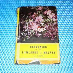 Vintage 1953 Gardening In The Lowlands of Malaya