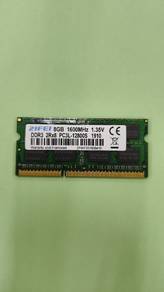 laptop RAM ddr3 8gb 1600mhz (RM30x2=RM60)