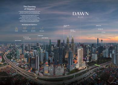Dawn KLCC, 【Freehold Fully Furnished】 350sf~550sf 1 Room ~2 Room