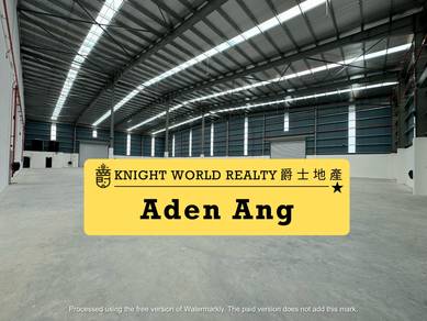 【Land Size 1.6 Acres】 800 AMPs Bukit Minyak Warehouse For Rent
