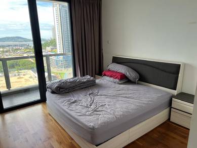 Jesselton Residences Condo Sea View Fully Furnished For Rent