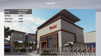 2.5 Storey Bungalow Warehouse Kajang Factory ,Bangi Industry Park ,