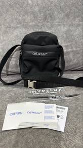 Authentic Off White Sling Bag Black Nylon