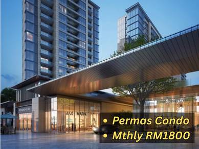 Permas/Furnished/1000sqft/Freehold/0 Costing/10mins CIQ/0 Downpayment