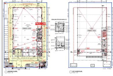 FACTORY SALE 2 STOREY At BATU KAWAN 1.0645 ACRE WITH 25308 SQFT