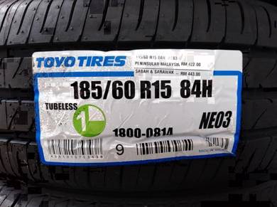 185/60/15 Toyo Nano Energy 3 Tyre 2026 Tayar